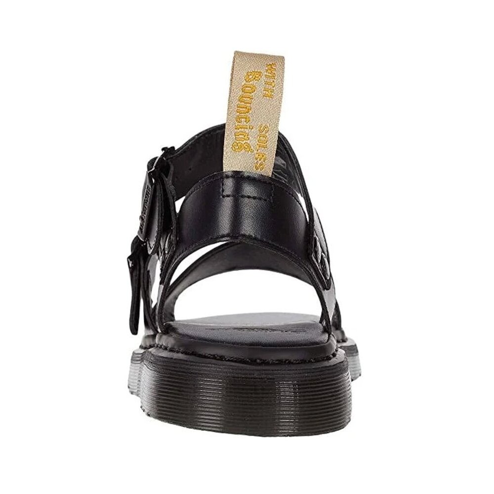 Dr. Martens Black Vegan Gryphon Gladiator Sandals Size US 6.5 Unisex - Picture 5 of 6